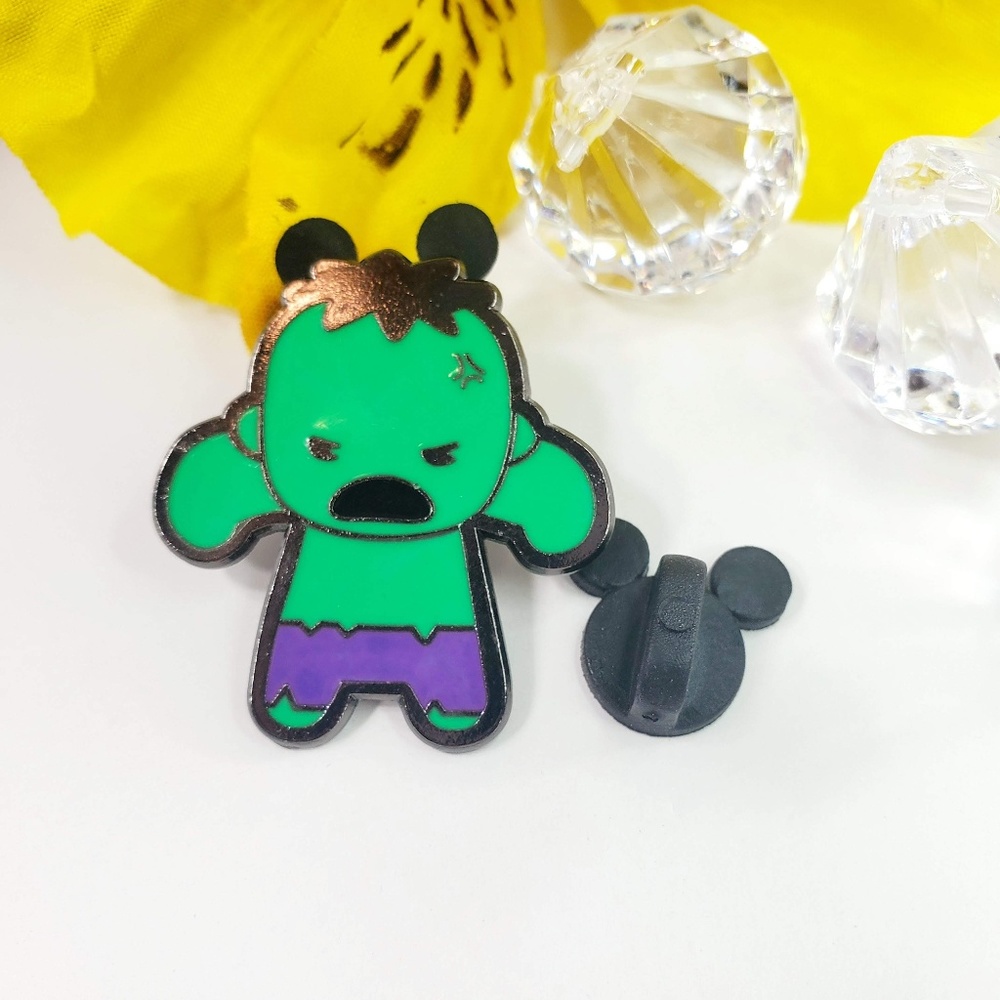 4/$25 Disney Marvel Hulk Green Pin